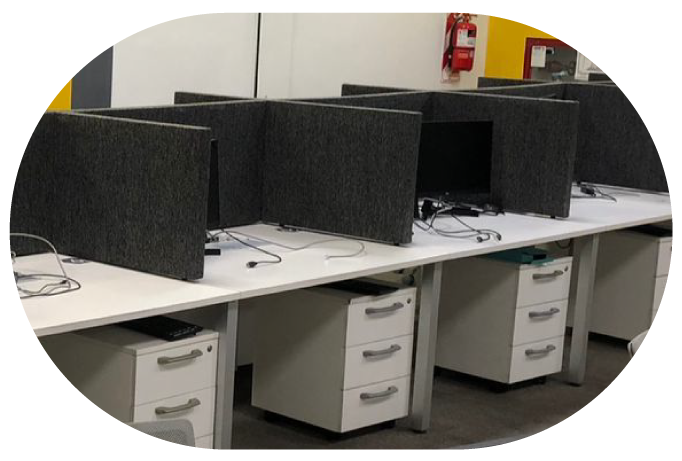 Separadores Acústicos de escritorio